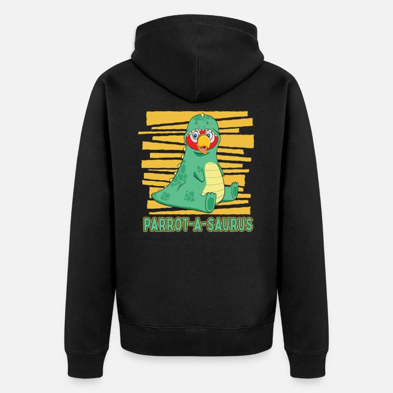 Perroquet - Veste à capuche bio Premium Unisexe - noir