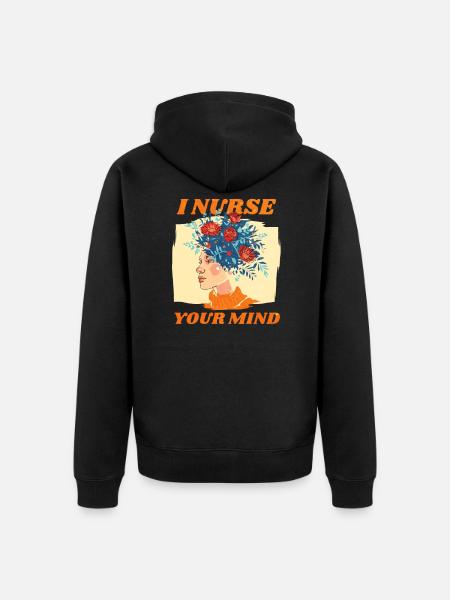 Psychothérapeute Psychiatre Psychologue - Veste à capuche bio Premium Unisexe - noir