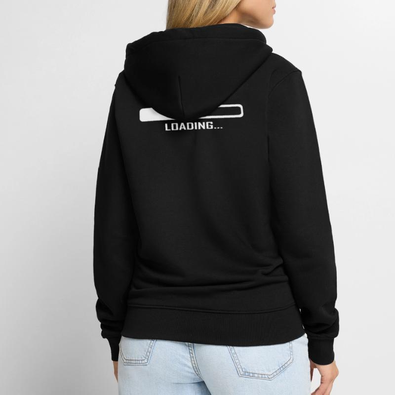 Loading - Ladebalken - Computer Unisex Premium Bio Zip Hoodie