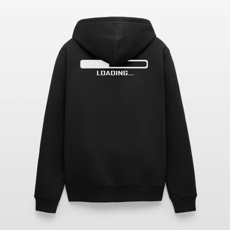 Loading - Ladebalken - Computer Unisex Premium Bio Zip Hoodie