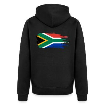 République Afrique du Sud Idée de cadeau - Veste à capuche bio Premium Unisexe - noir - Dos - Nico (187cm)