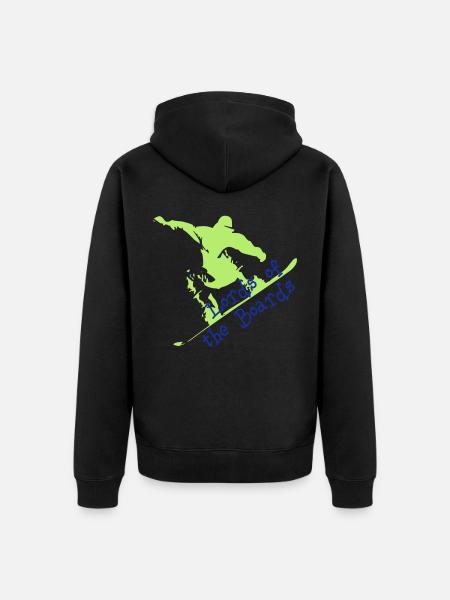 Lord's boards - Unisex Premium Organic Zip Hoodie - black