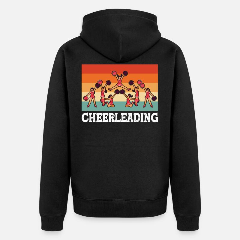 Cheerleading - Veste à capuche bio Premium Unisexe - noir
