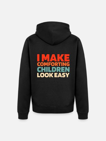Pediatric Nurse - Unisex Premium Organic Zip Hoodie - black