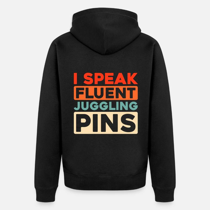 Jongleur - Veste à capuche bio Premium Unisexe - noir