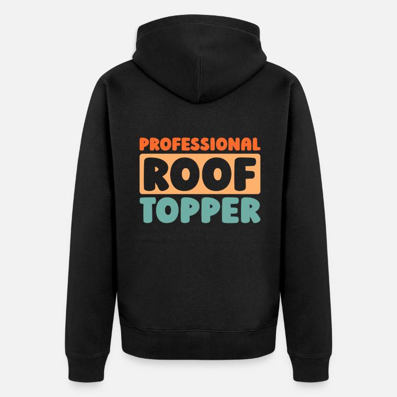 Couvreur - Veste à capuche bio Premium Unisexe - noir