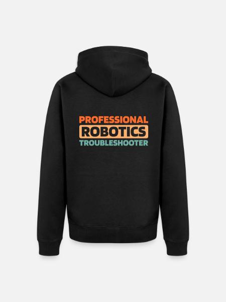 Robotics Technician - Unisex Premium Organic Zip Hoodie - black
