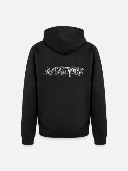 katastrophe - Unisex Premium Bio Zip Hoodie - Schwarz