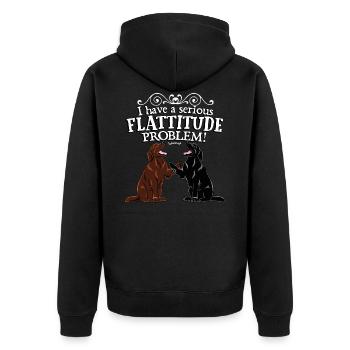 Flattie Flattie - Veste à capuche bio Premium Unisexe - noir - Dos - Nico (187cm)