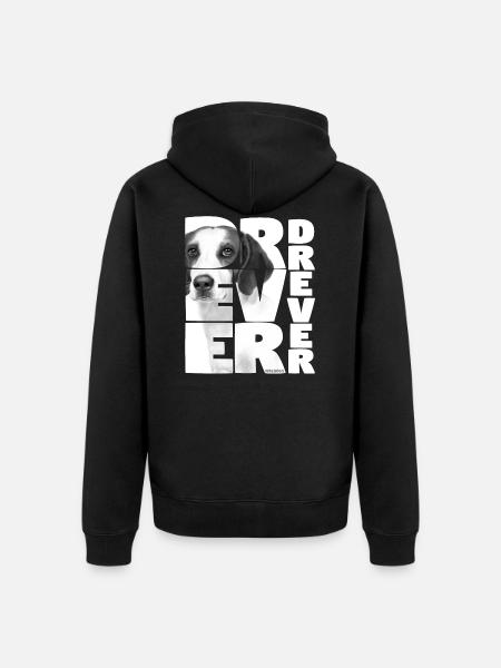 NASSU Drever 02 - Veste à capuche bio Premium Unisexe - noir