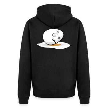 Joyeuses Pâques Egg - Veste à capuche bio Premium Unisexe - noir - Dos - Nico (187cm)