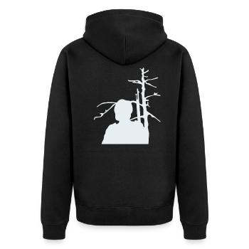 soldat - Veste à capuche bio Premium Unisexe - noir - Dos - Nico (187cm)