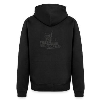 Jiu Jitsu Chemises - Veste à capuche bio Premium Unisexe - noir - Dos - Nico (187cm)