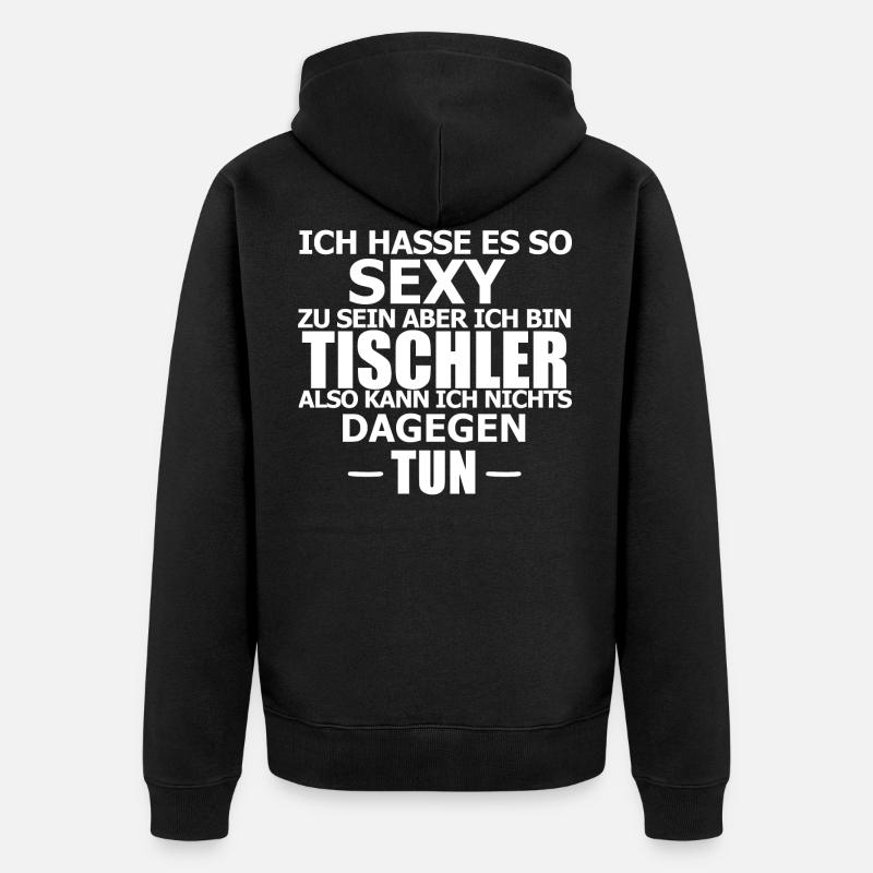 CARPENTER - Veste à capuche bio Premium Unisexe - noir