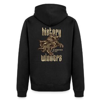 Histoire Napoleon Bonaparte Alpes Cadeau - Veste à capuche bio Premium Unisexe - noir - Dos - Nico (187cm)