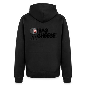 Say Cheese speed camera speed camera MPU tuning point - Unisex Premium Organic Zip Hoodie - black - Back - Nico (187cm)