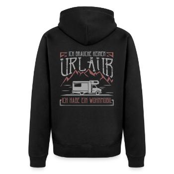Camping-car camping-car - Veste à capuche bio Premium Unisexe - noir - Dos - Nico (187cm)