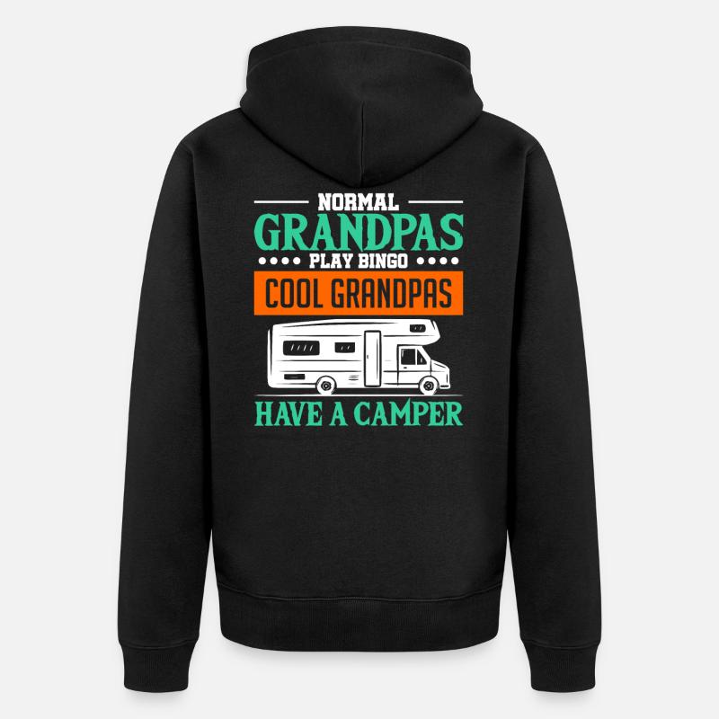 Camper - Veste à capuche bio Premium Unisexe - noir