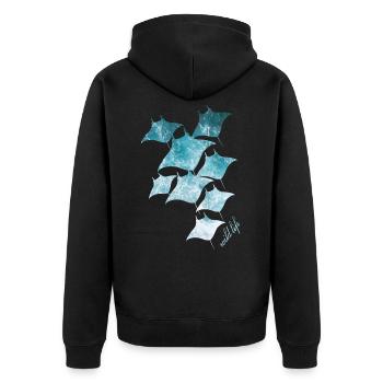 Ray Wildlife - Veste à capuche bio Premium Unisexe - noir - Dos - Nico (187cm)