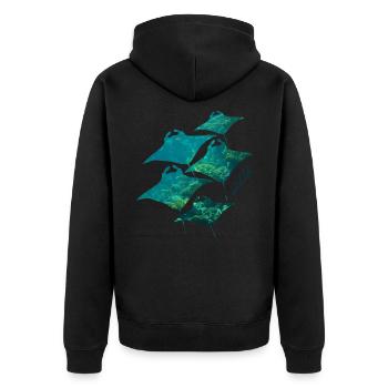 Ray Wildlife - Veste à capuche bio Premium Unisexe - noir - Dos - Nico (187cm)