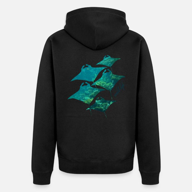 Ray Wildlife - Veste à capuche bio Premium Unisexe - undefined