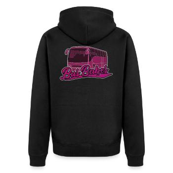 Babes Bus | Chauffeur de bus Cadeau de chauffeur de bus - Veste à capuche bio Premium Unisexe - noir - Dos - Nico (187cm)