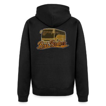 Babes Bus | Chauffeur de bus Cadeau de chauffeur de bus - Veste à capuche bio Premium Unisexe - noir - Dos - Nico (187cm)