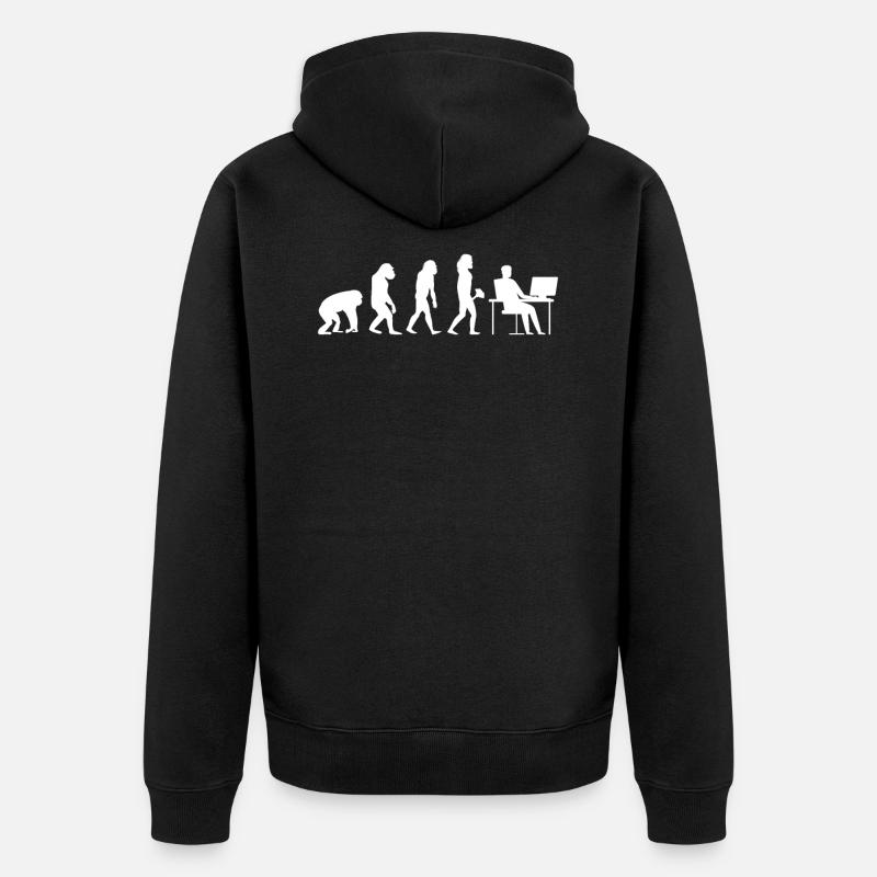 Programmierer - Unisex Premium Bio Zip Hoodie - Schwarz