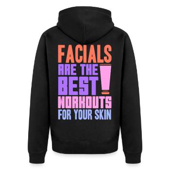 Soins du visage Skin Derma Dermatologist Gifts - Veste à capuche bio Premium Unisexe - noir - Dos - Nico (187cm)