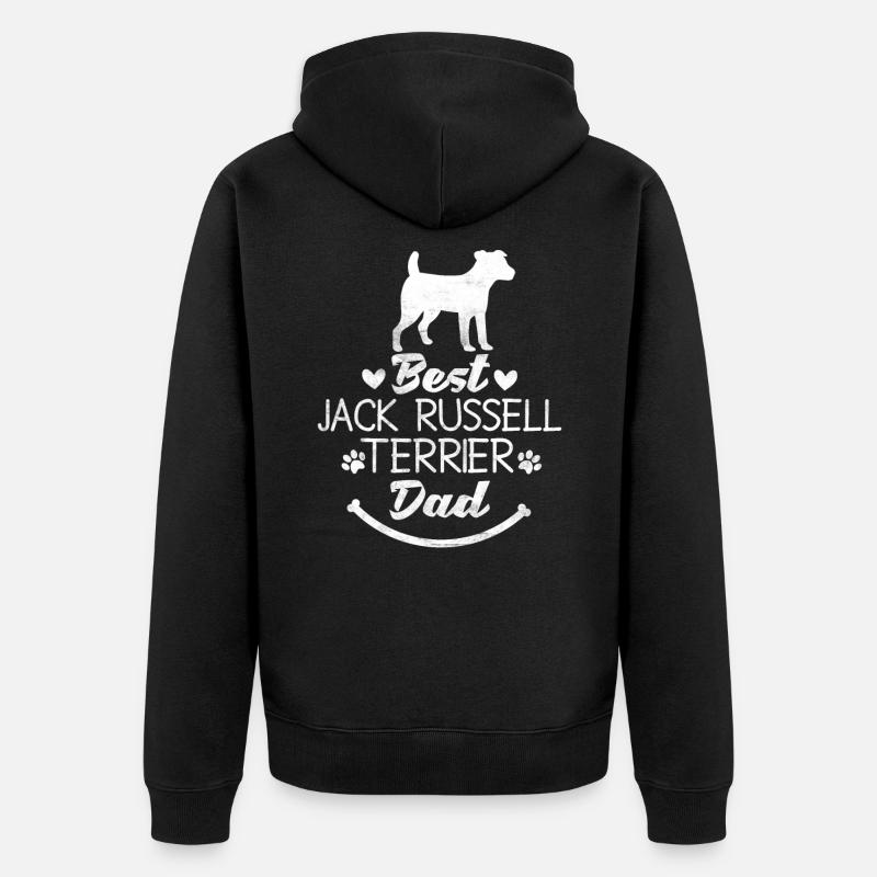 Jack Russel Terrier - Veste à capuche bio Premium Unisexe - noir