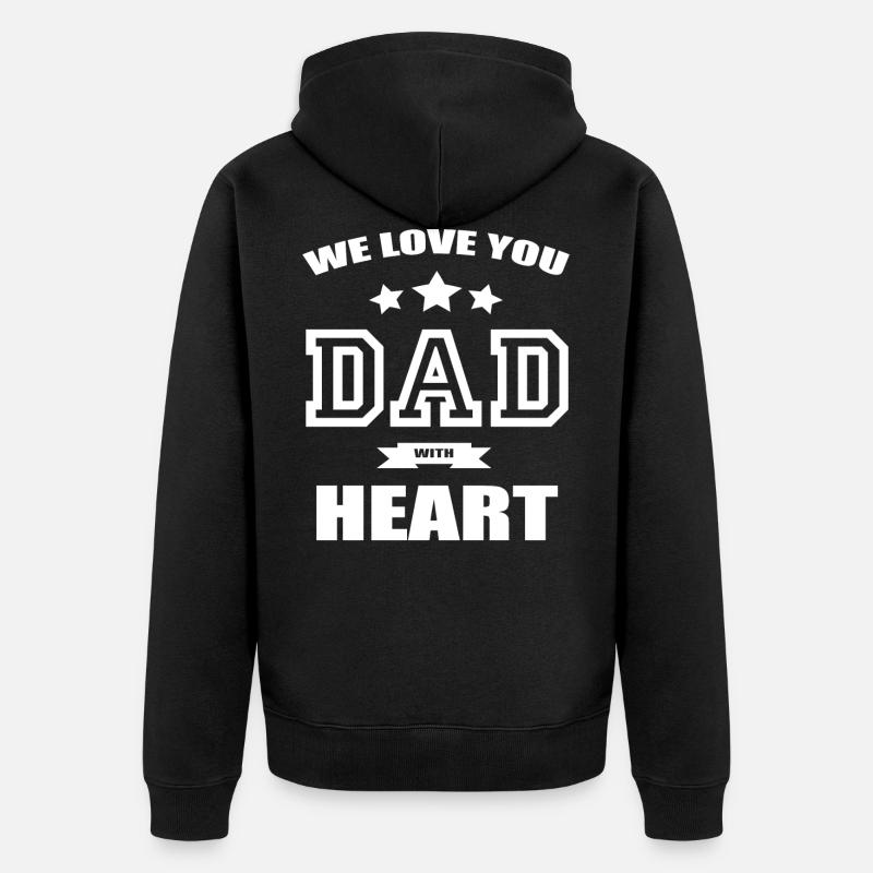 ♪♪ ♪♪ ♪♪ ♪♪ ♪♪ ♪♪ ♪♪ - Veste à capuche bio Premium Unisexe - noir