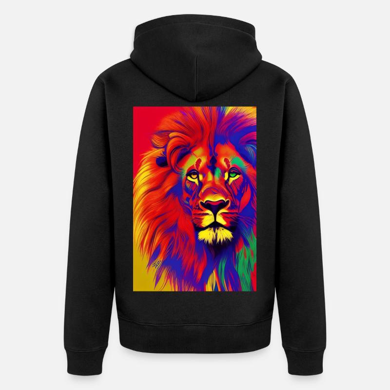 Le Roi Lion - Veste à capuche bio Premium Unisexe - noir