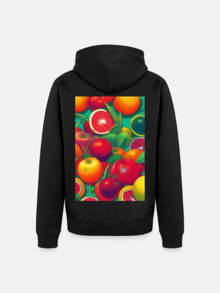 Fruit - Veste à capuche bio Premium Unisexe - noir