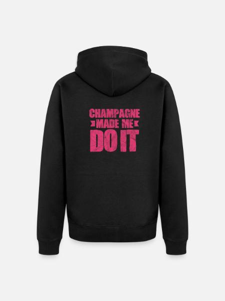 blockedTitle - Unisex Premium Bio Zip Hoodie - Schwarz