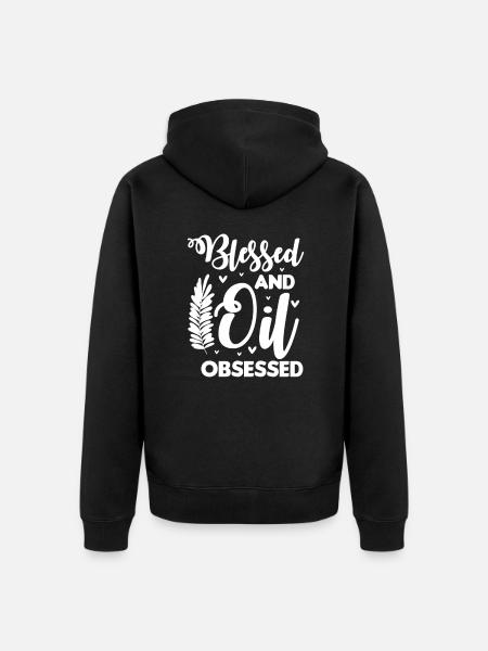 Essential Oils Ätherische Öle - Unisex Premium Organic Zip Hoodie - black
