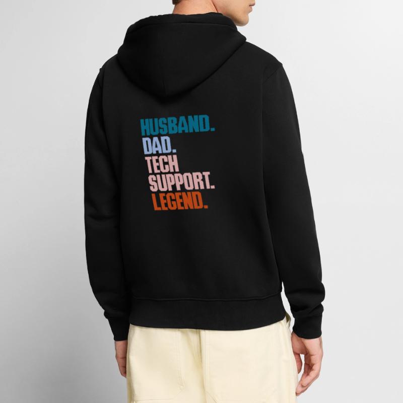 Support technique Computer It Admin Cadeau Veste à capuche bio Premium Unisexe