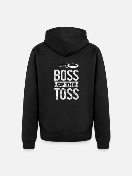 Ultimate Frisbee - Unisex Premium Organic Zip Hoodie - black