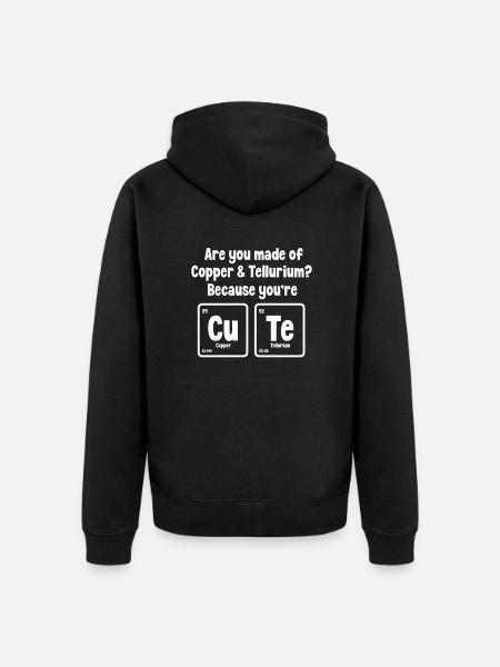 Chimie - Veste à capuche bio Premium Unisexe - noir