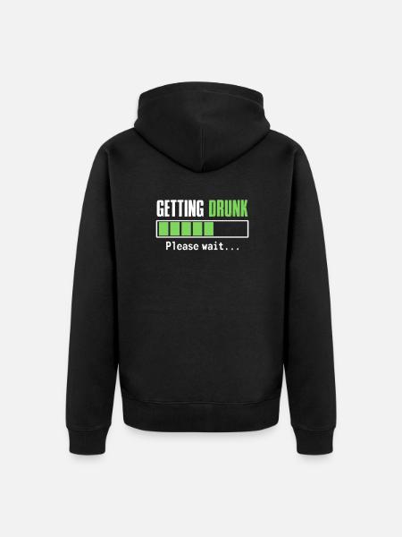 Bachelor party - Unisex Premium Organic Zip Hoodie - black
