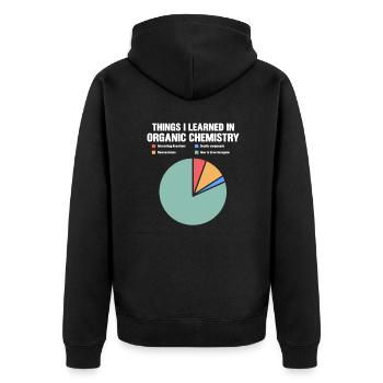 Chimie - Veste à capuche bio Premium Unisexe - noir - Dos - Nico (187cm)
