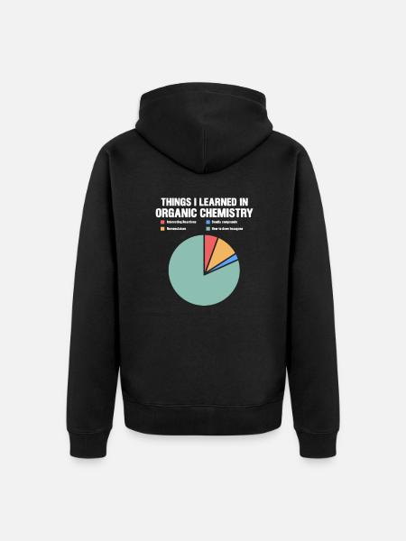 Chemistry - Unisex Premium Organic Zip Hoodie - black