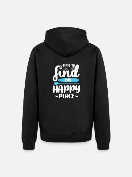 SUP - Unisex Premium Organic Zip Hoodie - black