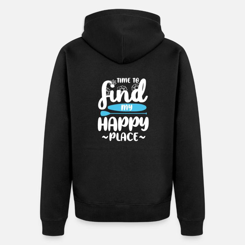 SOUPER - Veste à capuche bio Premium Unisexe - noir