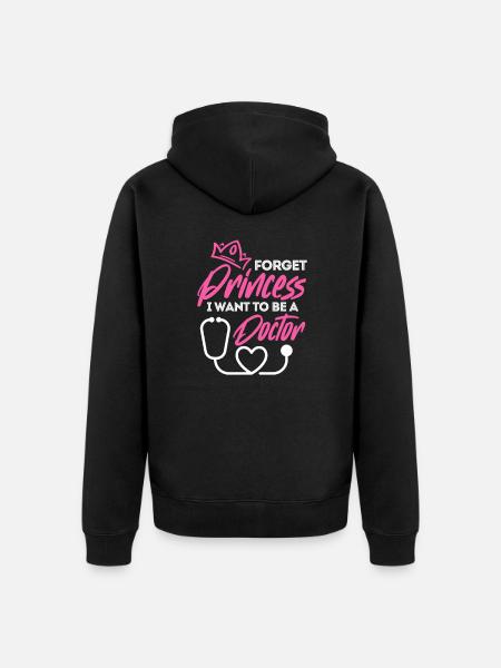 Médecin - Veste à capuche bio Premium Unisexe - noir