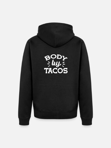 Taco - Unisex Premium Bio Zip Hoodie - Schwarz