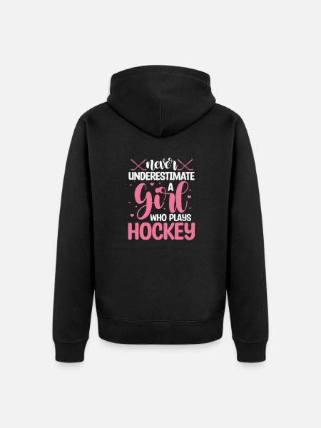 HockeyEuse - Veste à capuche bio Premium Unisexe - noir