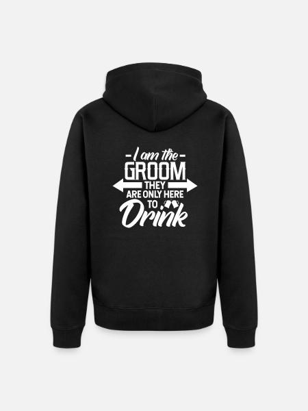 Bachelor party - Unisex Premium Organic Zip Hoodie - black