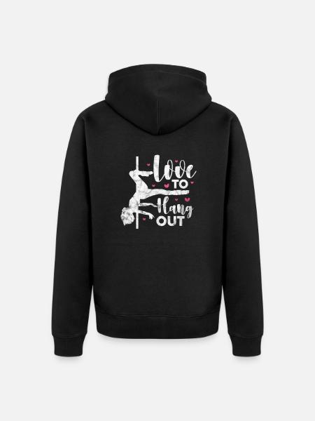 Pole Dance - Veste à capuche bio Premium Unisexe - noir