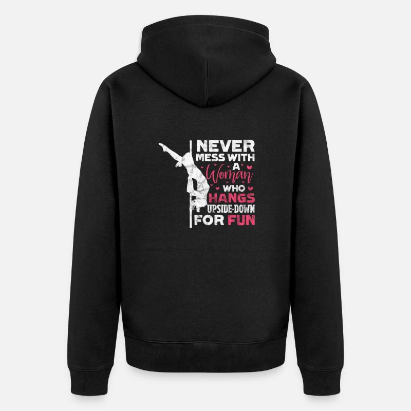 Pole Dance - Unisex Premium Bio Zip Hoodie - Schwarz