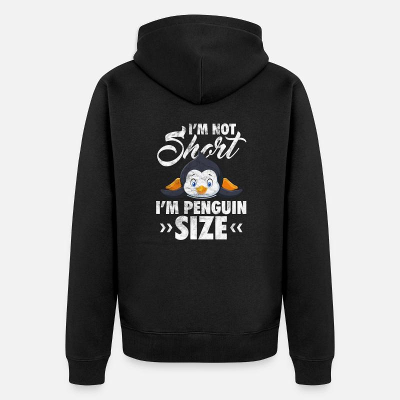 Pingouin - Veste à capuche bio Premium Unisexe - noir